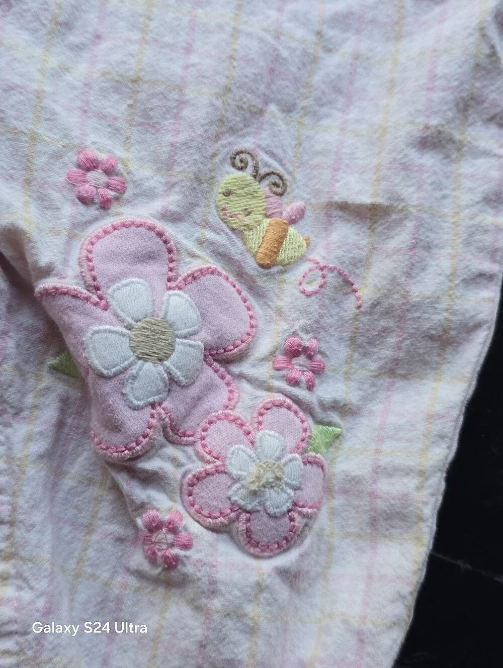 Vintage Child of Mine Carter's 3-6M Pink Romper Upcycle Overalls
